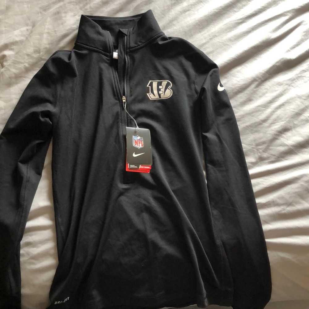Nike Dri-Fit Cincinnati Bengals quarterzip